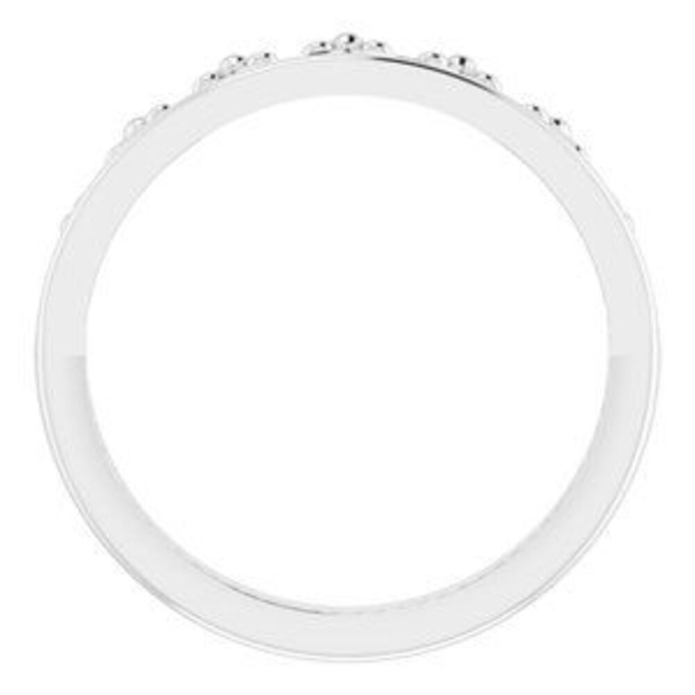 Sterling Silver Stackable Crown Ring - image 2